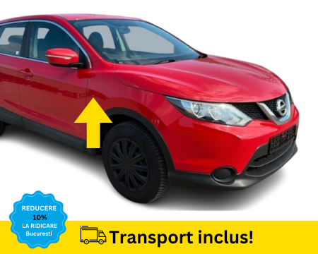 QASHQAI 2013-2017 - Aripa fata dreapta Nissan Qashqai 2 2013-2017 ROSU VOPSITA