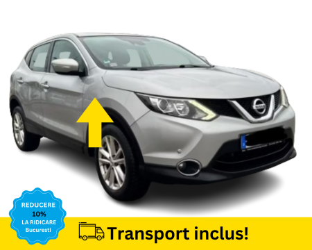 QASHQAI 2013-2017 - Aripa fata dreapta Nissan Qashqai 2 2013-2017 Gri Argintiu VOPSITA