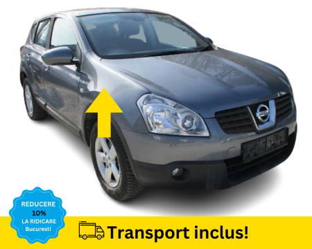 QASHQAI 2007-2013 - Aripa fata dreapta Nissan Qashqai 2007-2010 Gri inchis VOPSITA