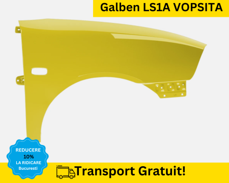 IBIZA CORDOBA 2002-2017 - Aripa fata dreapta Seat Ibiza 6L 2002-2008 Galben LS1A VOPSITA