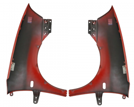 Aripi fata Seat Ibiza/Cordoba 6L 2002-2008 Rosu LS3H [1]