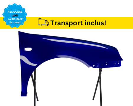 GOLF 4 IV 1998-2003 - Aripa fata dreapta Volkswagen Golf IV 4 1998-2002 Albastru LB5N VOPSITA