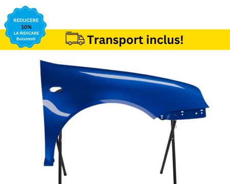 GOLF 4 IV 1998-2003 - Aripa fata dreapta Volkswagen Golf IV 4 1998-2002 Albastru LW5Z VOPSITA