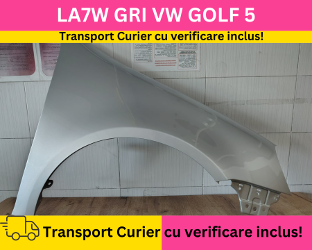 Aripa fata dreapta Volkswagen Golf V 5 2003-2008 Hatchback VOPSITA Gri LA7W [1]