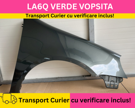 GOLF 5 V 2003-2008 - Aripa fata dreapta Volkswagen Golf V 5 2003-2008 Hatchback Verde LA6Q