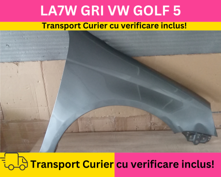 JETTA 2005-2010 - Aripa fata dreapta Volkswagen Jetta/Golf V 5 Variant break 2005-2010 Gri LA7T