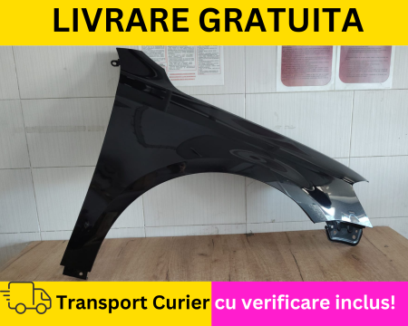 Aripa fata dreapta Negru LC9X VOPSITA Volkswagen Passat B7 2010-2014 [1]