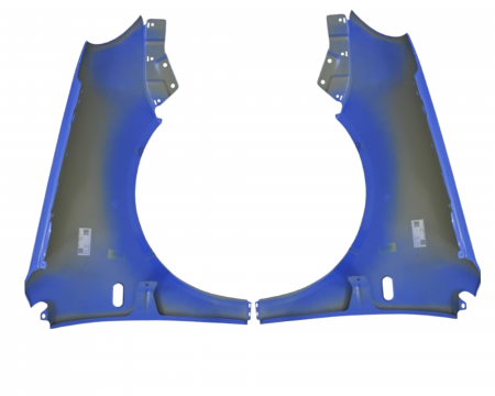 Aripi fata Volkswagen Polo 9N 2001-2005 Albastru LA5W [1]