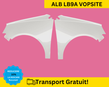 POLO 9N 2005-2009 - Aripa fata dreapta Volkswagen Polo 9N 2005-2009 Alb LB9A VOPSITA