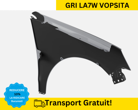 Aripa fata dreapta Volkswagen Polo 9N 2005-2009 Gri LA7W VOPSITA [1]