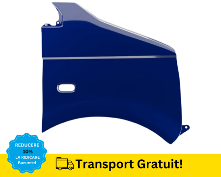 TRANSPORTER 2003-2026 - Aripa fata Dreapta Volkswagen Transporter T5 2003-2014 ALBASTRU LL5M VOPSITA