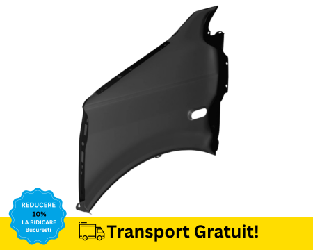 Aripa fata Dreapta Volkswagen Transporter T5 2003-2014 Negru VOPSITA [1]