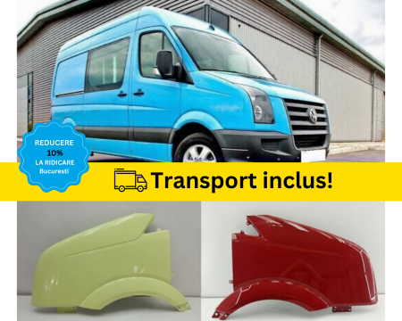 CRAFTER 2006-2022 - Aripa fata VW CRAFTER 2006-2016 Negru Alb Rosu Albastru Gri Verde Maro Galben VOPSITA
