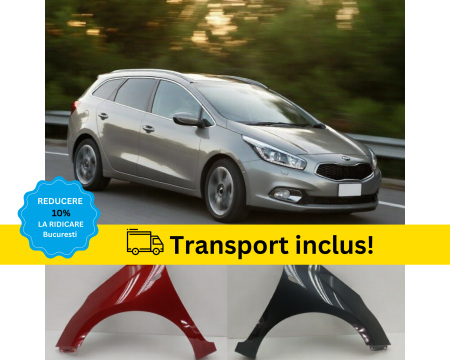 CEED 2012-2018 - Aripa Fata KIA Ceed 2012-2018 Alb Negru Rosu Gri Verde Albastru Maro la culoarea masini vopsita