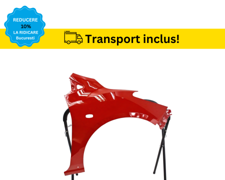 MAZDA - Aripa fata MAZDA 2 2007-2013 ROSU Dreapta VOPSITA