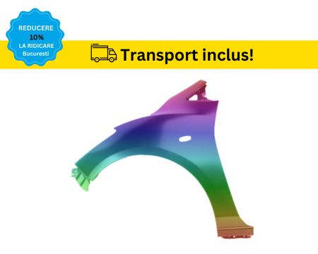 MAZDA - Aripa fata MAZDA 2 2007-2013 Alb Negru Rosu Albastru Gri Verde Galben Maro Stanga VOPSITA 