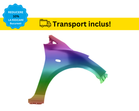 MAZDA - Aripa fata MAZDA 2 2007-2013 Alb Negru Rosu Albastru Gri Verde Galben Maro Dreapta VOPSITA