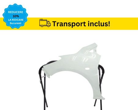 MAZDA - Aripa fata MAZDA 2 2007-2013 ALB Stanga VOPSITA