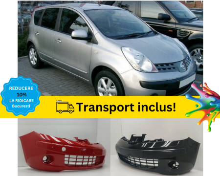 NOTE 2005-2013 - Bara fata Nissan Note 2005-2008 Negru Gri Albastru Alb Verde Maro vopsita la culoarea masini