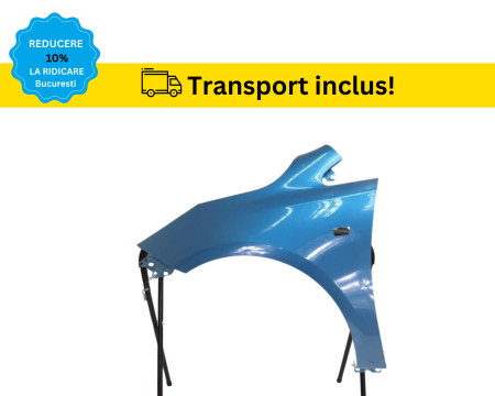 CORSA E 2014-2019 - Aripa fata Opel Corsa E 2014-2019 Albastru deschis VOPSITA Stanga