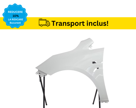 CORSA E 2014-2019 - Aripa fata Opel Corsa E 2014-2019 ALB Z40R GAZ VOPSITA Stanga