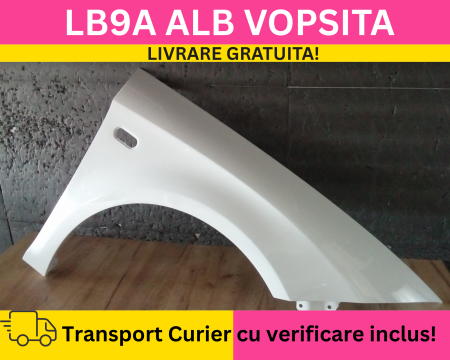 LEON 2005-2012 - Aripa dreapta fata Alb LB9A VOPSITA Seat Leon II 2 1P1 2004-2012