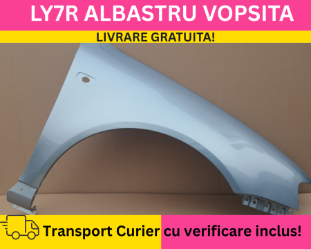 A3 8L 1996-2003 - Aripa fata dreapta Audi A3 8L 1996-2003 LY7R Albastru VOPSITA