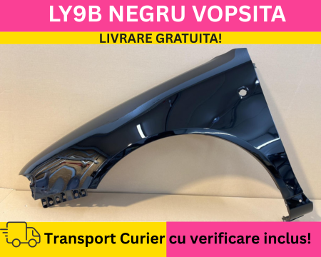A3 8L 1996-2003 - Aripa fata stanga Audi A3 8L 1996-2003 LY9B Negru lucios VOPSITA