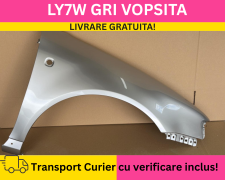 A3 8L 1996-2003 - Aripa fata dreapta Audi A3 8L 1996-2003 LY7W Gri VOPSITA