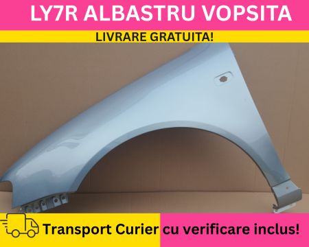 A3 8L 1996-2003 - Aripa fata stanga Audi A3 8L 1996-2003 LY7R Albastru VOPSITA