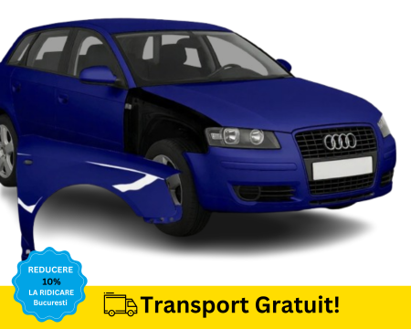 A3 8P 2003-2012 - Aripa fata Dreapta Audi A3 8P 2003-2008 ALBASTRU LZ5J VOPSITA