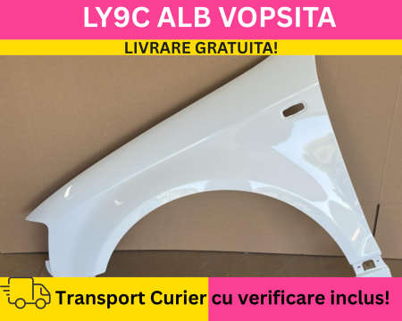 A3 8P 2003-2012 - Aripa fata stanga Audi A3 8P 2003-2008 LY9C Alba VOPSITA