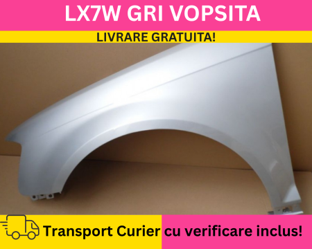 A3 8P 2003-2012 - Aripa fata stanga Audi A3 8P FSL 2008-2012 LX7W Gri VOPSITA