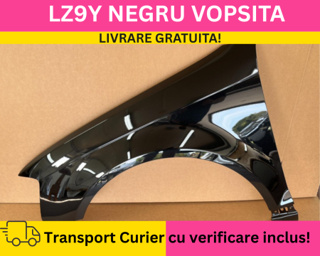 A3 8P 2003-2012 - Aripa fata stanga Audi A3 8P FSL 2008-2012 LZ9Y Negru VOPSITA