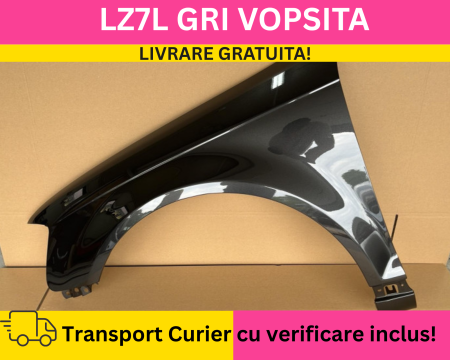 A3 8P 2003-2012 - Aripa fata stanga Audi A3 8P FSL 2008-2012 LZ7L Gri VOPSITA
