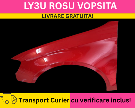 A3 8V 2013-2016 - Aripa fata stanga Audi A3 8V 2013-2016 LY3U Rosu VOPSITA