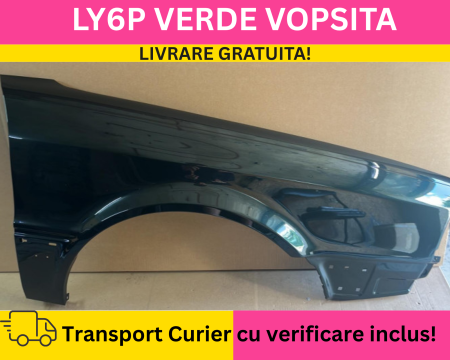 A4 B4 1991-1996 - Aripa fata dreapta Audi A4 B4 1991-1996 LY6P Verde VOPSITA