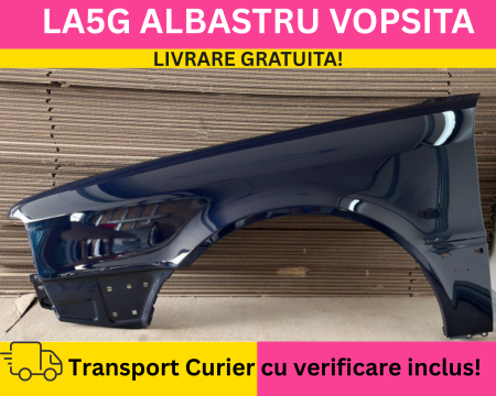 A4 B4 1991-1996 - Aripa fata stanga Audi A4 B4 1991-1996 LA5G Albastru VOPSITA