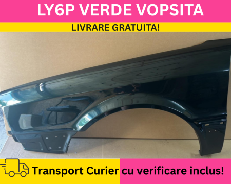 A4 B4 1991-1996 - Aripa fata stanga Audi A4 B4 1991-1996 LY6P Verde VOPSITA