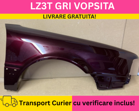 A4 B4 1991-1996 - Aripa fata dreapta Audi A4 B4 1991-1996 LZ3T Rosu VOPSITA