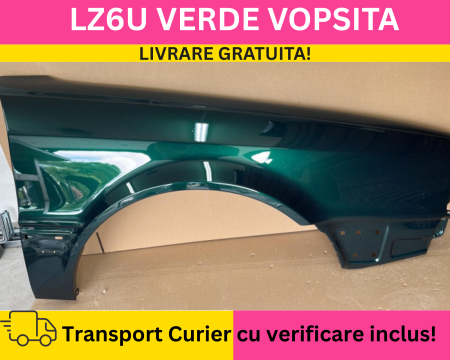 A4 B4 1991-1996 - Aripa fata dreapta Audi A4 B4 1991-1996 LZ6U Verde VOPSITA