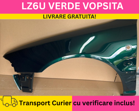 A4 B5 1996-2000 - Aripa fata stanga Audi A4 B5 1996-2000 LZ6U Verde VOPSITA