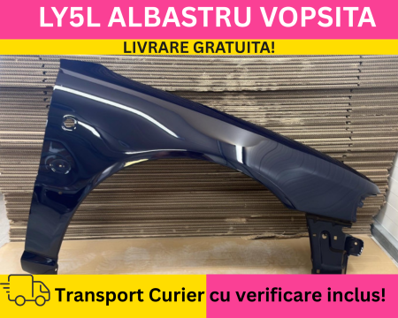 A4 B5 1996-2000 - Aripa fata dreapta Audi A4 B5 1996-2000 LY5L Albastru VOPSITA