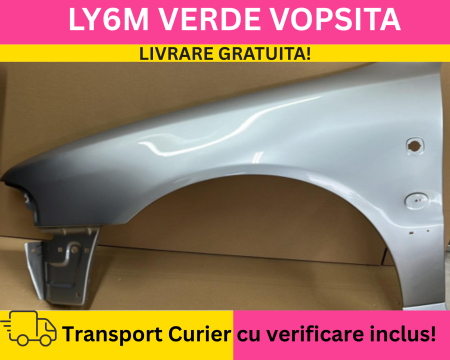 A4 B5 1996-2000 - Aripa fata stanga Audi A4 B5 1996-2000 LY6M Verde VOPSITA