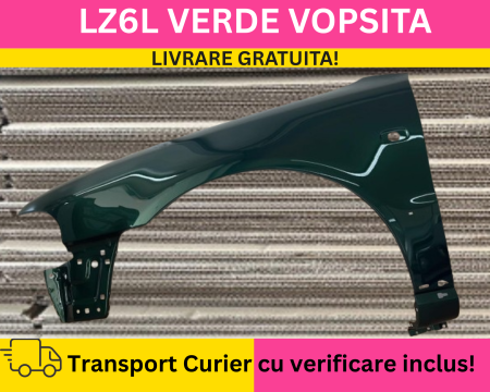 A4 B5 1996-2000 - Aripa fata stanga Audi A4 B5 1996-2000 LZ6L Verde VOPSITA