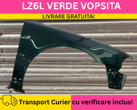 A4 B5 1996-2000 - Aripa fata dreapta Audi A4 B5 1996-2000 LZ6L Verde VOPSITA