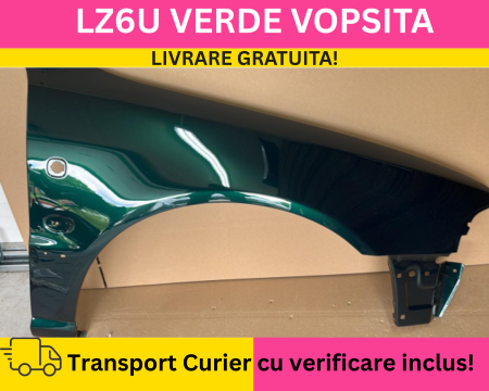 A4 B5 1996-2000 - Aripa fata dreapta Audi A4 B5 1996-2000 LZ6U Verde VOPSITA