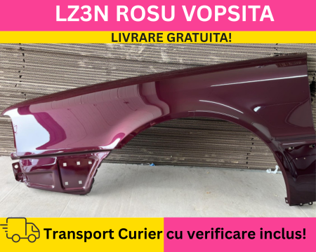 A4 B4 1991-1996 - Aripa fata stanga Audi A4 B4 1991-1996 LZ3N Rosu VOPSITA