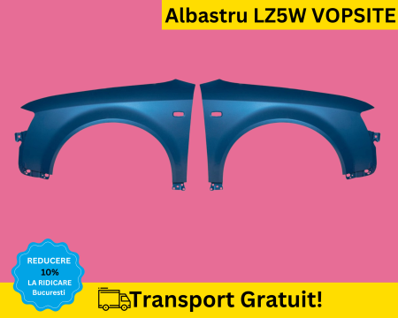 A4 B6 2000-2004 - Aripi fata Audi A4 B6 2000-2004 Albastru LZ5W VOPSITE