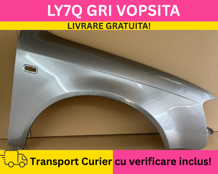 A4 B7 2004-2007 - Aripa fata dreapta Audi A4 B7 2004-2007 LY7Q Gri la culoare VOPSITA